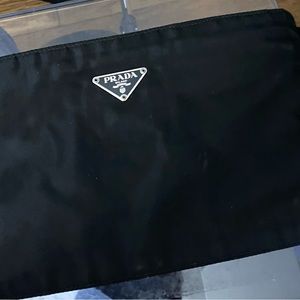 Vintage Prada belt bag black